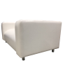 Фото 4: Диван «Офис Комфорт» двухместный, экокожа Oslo, белый